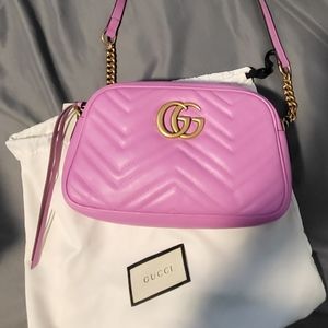 Gucci Marmont Small Camera Bag Candy Mousse
